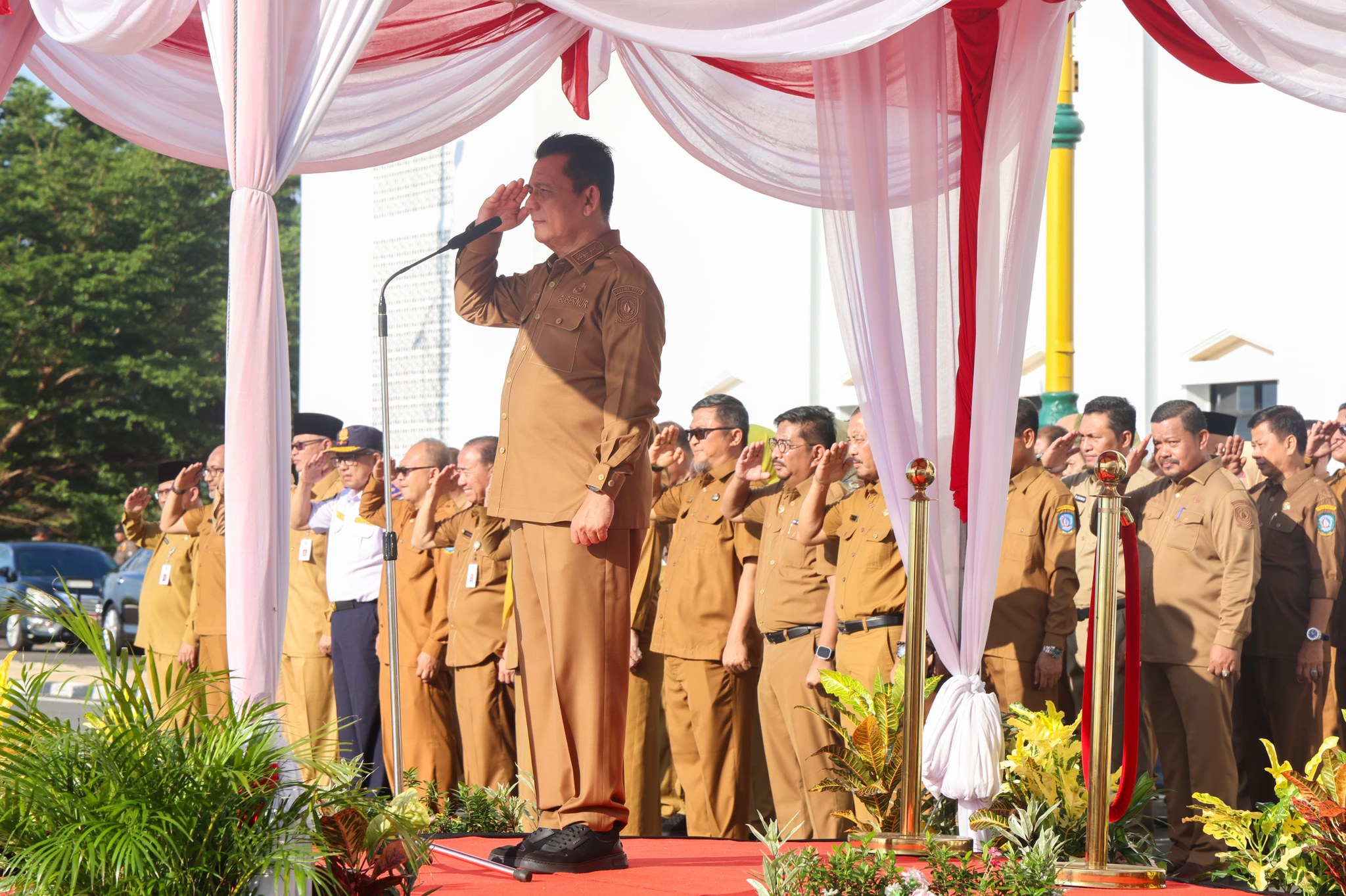 Gubernur Kepri Pimpin Apel Perdana Pasca Libur Idul Fitri